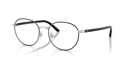 Ray-Ban Vista RX6538D Black On Silver 8056262461167