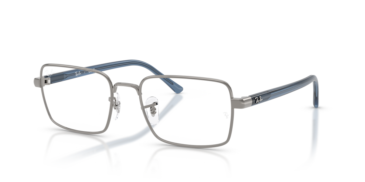 0RX6560 Gunmetal / Bio Demo Lens (3229) three quarter view image 1 barcode 8056262970614
