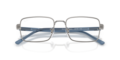 0RX6560 Gunmetal / Bio Demo Lens (3229) close front view image 6 barcode 8056262970614