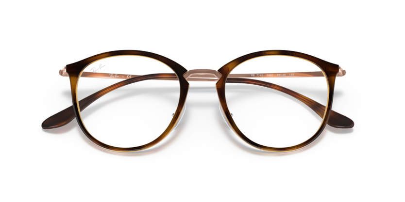 0RX7140 - Ray - Ban Vista - Brown - (Striped Havana 5687) - 49 - 20 - 150 MM - Ardor Eyewear 8053672822595