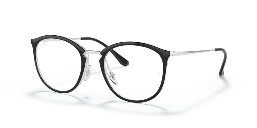 0RX7140 - Ray - Ban Vista - Black - (Black On Transparent 5852) - 49 - 20 - 150 MM - Ardor Eyewear 8053672980790