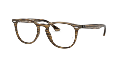 Brown Grey Striped - 0RX7159 8053672823431 Ray-Ban Vista Eyeglasses Unisex Phantos
