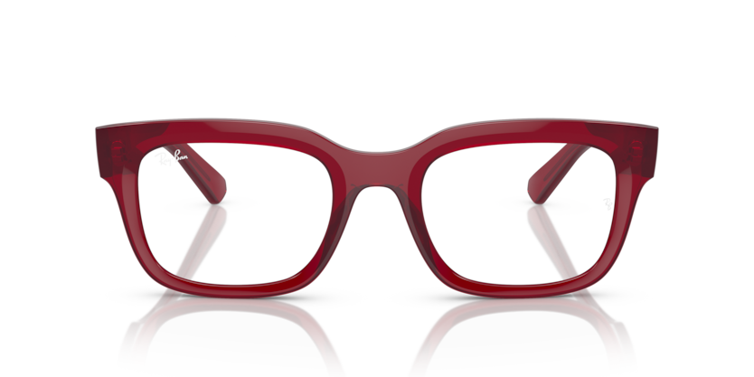 0RX7217 - Ray - Ban Vista - Red - (Transparent Red 8265) - 52 - 22 - 145 MM - Ardor Eyewear 8056597842983