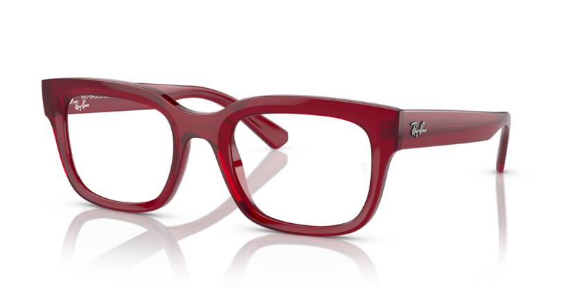 0RX7217 - Ray - Ban Vista - Red - (Transparent Red 8265) - 52 - 22 - 145 MM - Ardor Eyewear 8056597842983