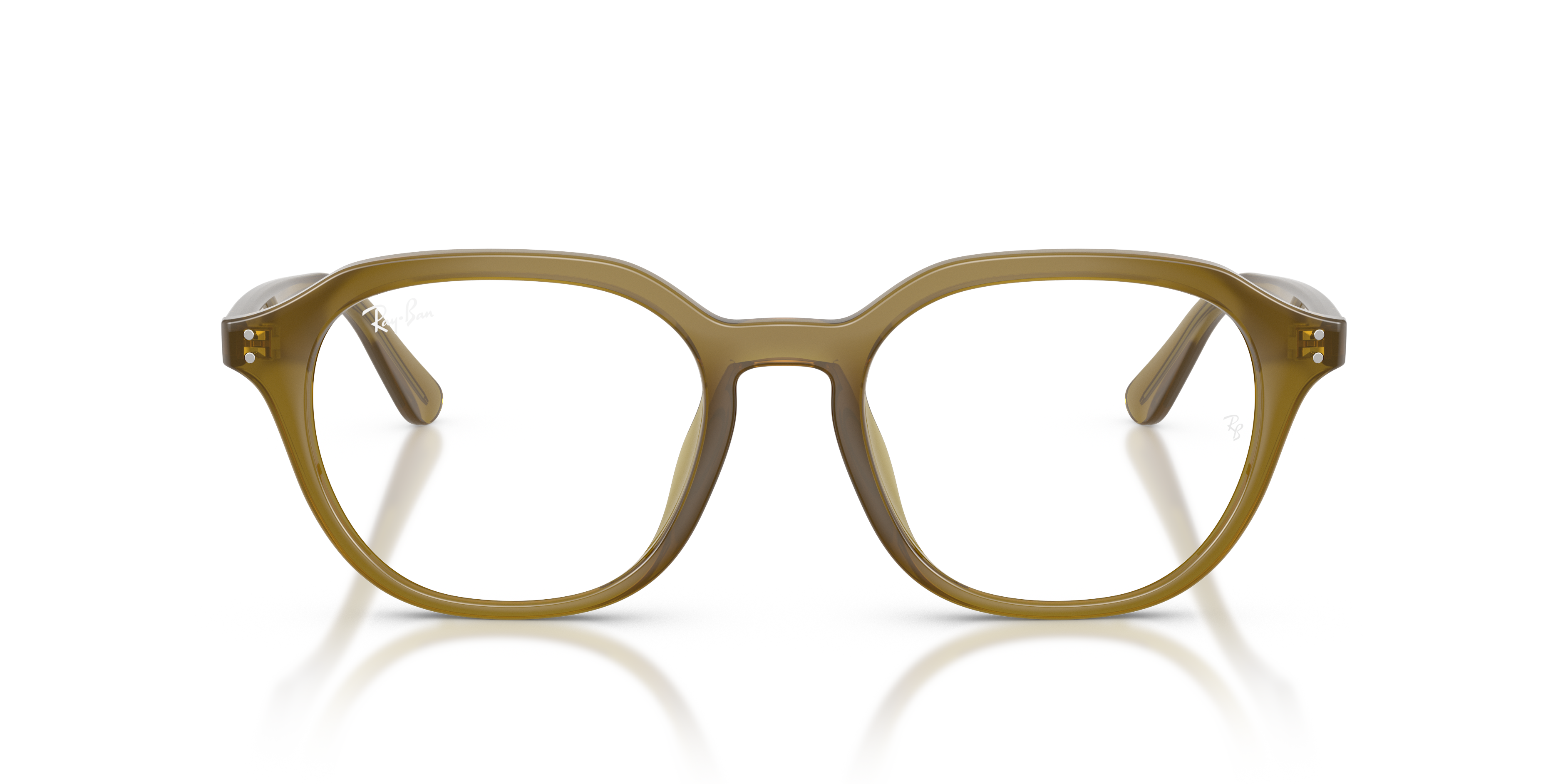 Ray-Ban Vista RX7259D Transparent Olive Green 8056262460825
