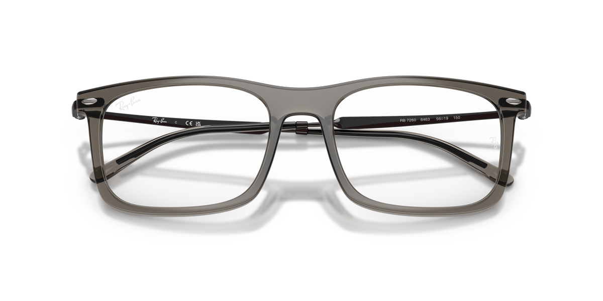 0RX7260 Transparent Grey close front view image 6 barcode 8056262563045