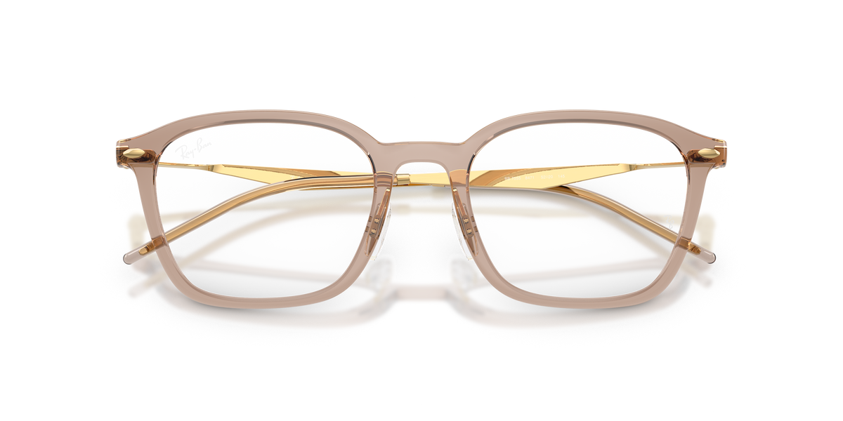 0RX7555 Transparent Beige close front view image 6 barcode 8056262971543