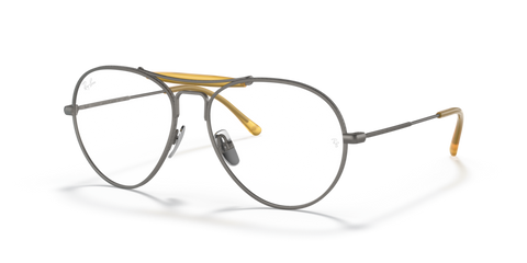Grey - 0RX8063V 8056597422420 Ray-Ban Vista Eyeglasses Unisex Pilot