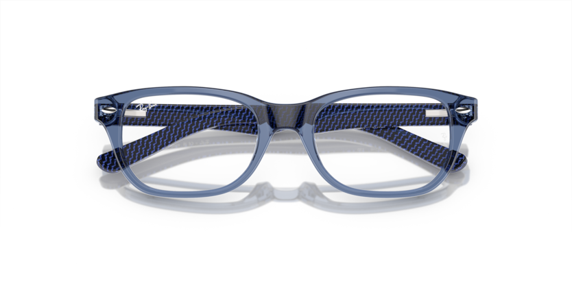 0RY1555 - Ray - Ban Junior Vista - Blue - (Transparent Blue 3977) - 48 - 16 - 130 MM - Ardor Eyewear 8056262165515