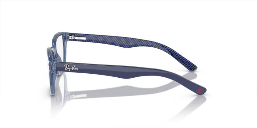 0RY1555 - Ray - Ban Junior Vista - Blue - (Transparent Blue 3977) - 48 - 16 - 130 MM - Ardor Eyewear 8056262165515