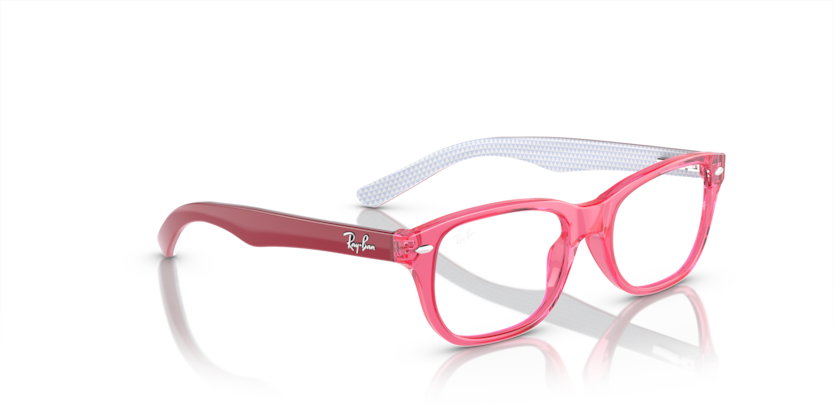 0RY1555 - Ray - Ban Junior Vista - Pink - (Transparent Pink 3978) - 48 - 16 - 130 MM - Ardor Eyewear 8056262165539