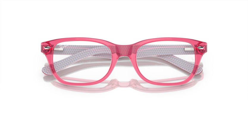 0RY1555 - Ray - Ban Junior Vista - Pink - (Transparent Pink 3978) - 48 - 16 - 130 MM - Ardor Eyewear 8056262165539