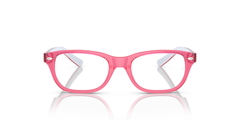 0RY1555 - Ray - Ban Junior Vista - Pink - (Transparent Pink 3978) - 48 - 16 - 130 MM - Ardor Eyewear 8056262165539