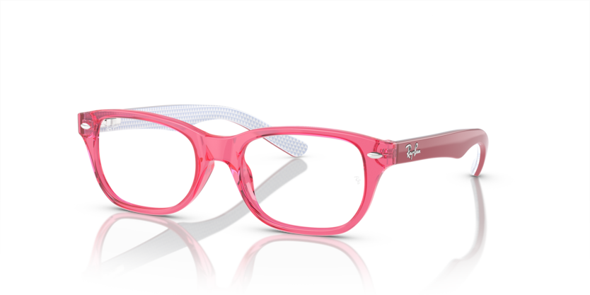 0RY1555 - Ray - Ban Junior Vista - Pink - (Transparent Pink 3978) - 48 - 16 - 130 MM - Ardor Eyewear 8056262165539