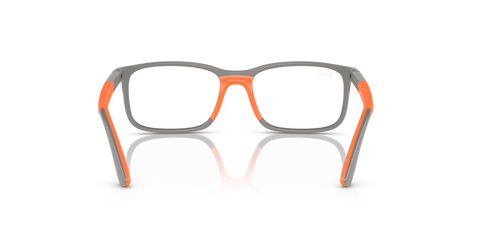 Grey On Orange - 0RY1621 8056597843201 Ray-Ban Junior Vista Eyeglasses Kids Unisex Rectangle