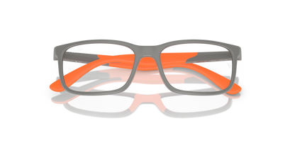 Grey On Orange - 0RY1621 8056597843201 Ray-Ban Junior Vista Eyeglasses Kids Unisex Rectangle