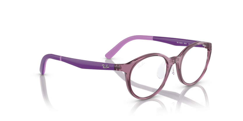 0RY1625D - Ray - Ban Junior Vista - Violet - (Transparent Purple 3909) - 47 - 17 - 140 MM - Ardor Eyewear 8056597846639