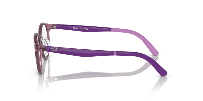 0RY1625D - Ray - Ban Junior Vista - Violet - (Transparent Purple 3909) - 47 - 17 - 140 MM - Ardor Eyewear 8056597846639