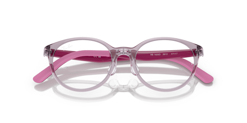 0RY1625D - Ray - Ban Junior Vista - Pink - (Transparent Pink 3912) - 47 - 17 - 140 MM - Ardor Eyewear 8056597846646