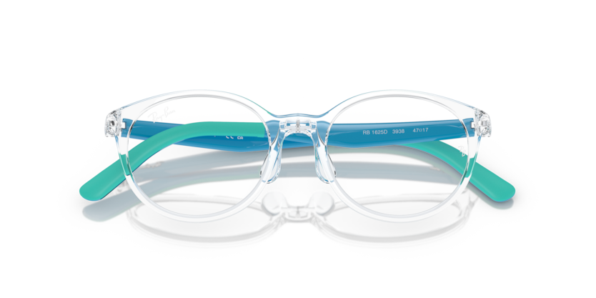 0RY1625D - Ray - Ban Junior Vista - Transparent - (Transparent 3938) - 47 - 17 - 140 MM - Ardor Eyewear 8056597846653