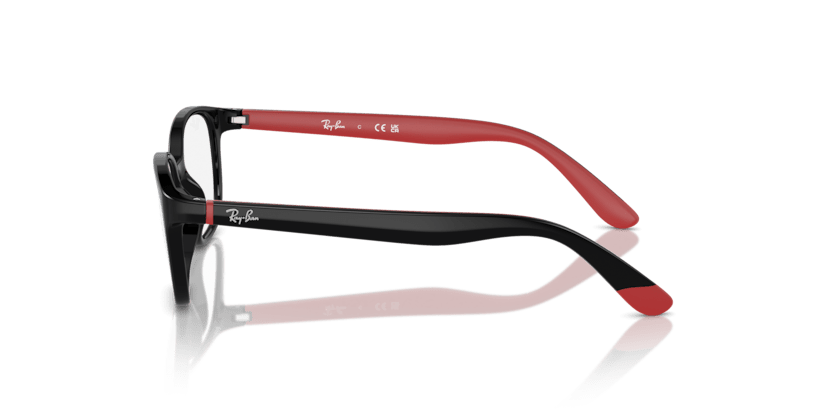 0RY1632 - Ray - Ban Junior Vista - Black - (Black On Red 3928) - 46 - 16 - 130 MM - Ardor Eyewear 8056262047583