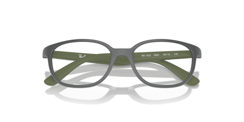 0RY1632 - Ray - Ban Junior Vista - Grey - (Dark Grey On Green 3964) - 46 - 16 - 130 MM - Ardor Eyewear 8056262047668