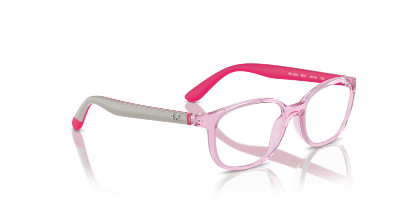 0RY1632 - Ray - Ban Junior Vista - Pink - (Transparent Pink 3976) - 46 - 16 - 130 MM - Ardor Eyewear 8056262140826