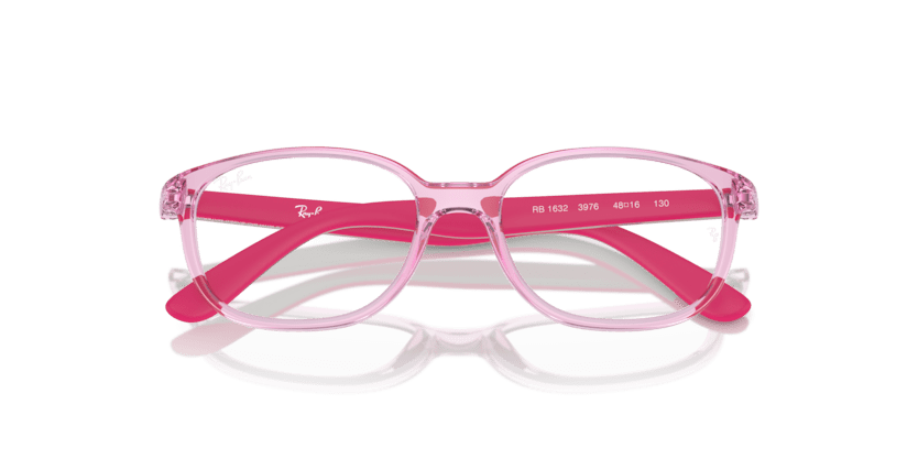 0RY1632 - Ray - Ban Junior Vista - Pink - (Transparent Pink 3976) - 46 - 16 - 130 MM - Ardor Eyewear 8056262140826