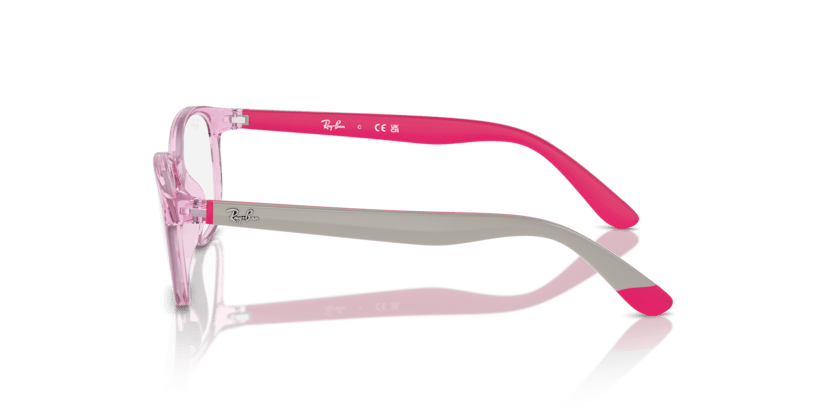 0RY1632 - Ray - Ban Junior Vista - Pink - (Transparent Pink 3976) - 46 - 16 - 130 MM - Ardor Eyewear 8056262140826