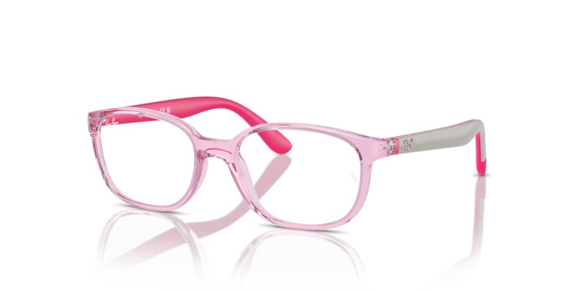 0RY1632 - Ray - Ban Junior Vista - Pink - (Transparent Pink 3976) - 46 - 16 - 130 MM - Ardor Eyewear 8056262140826