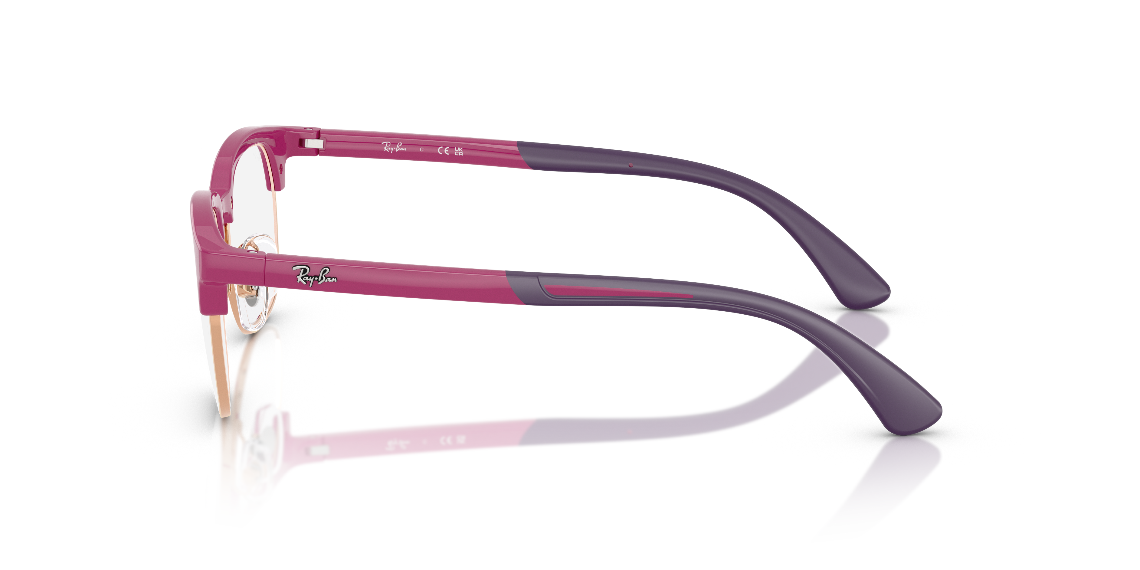 Ray-Ban Junior Vista RY1641 Violet (Fucsia On Rose Gold - 3933) 8056262419373