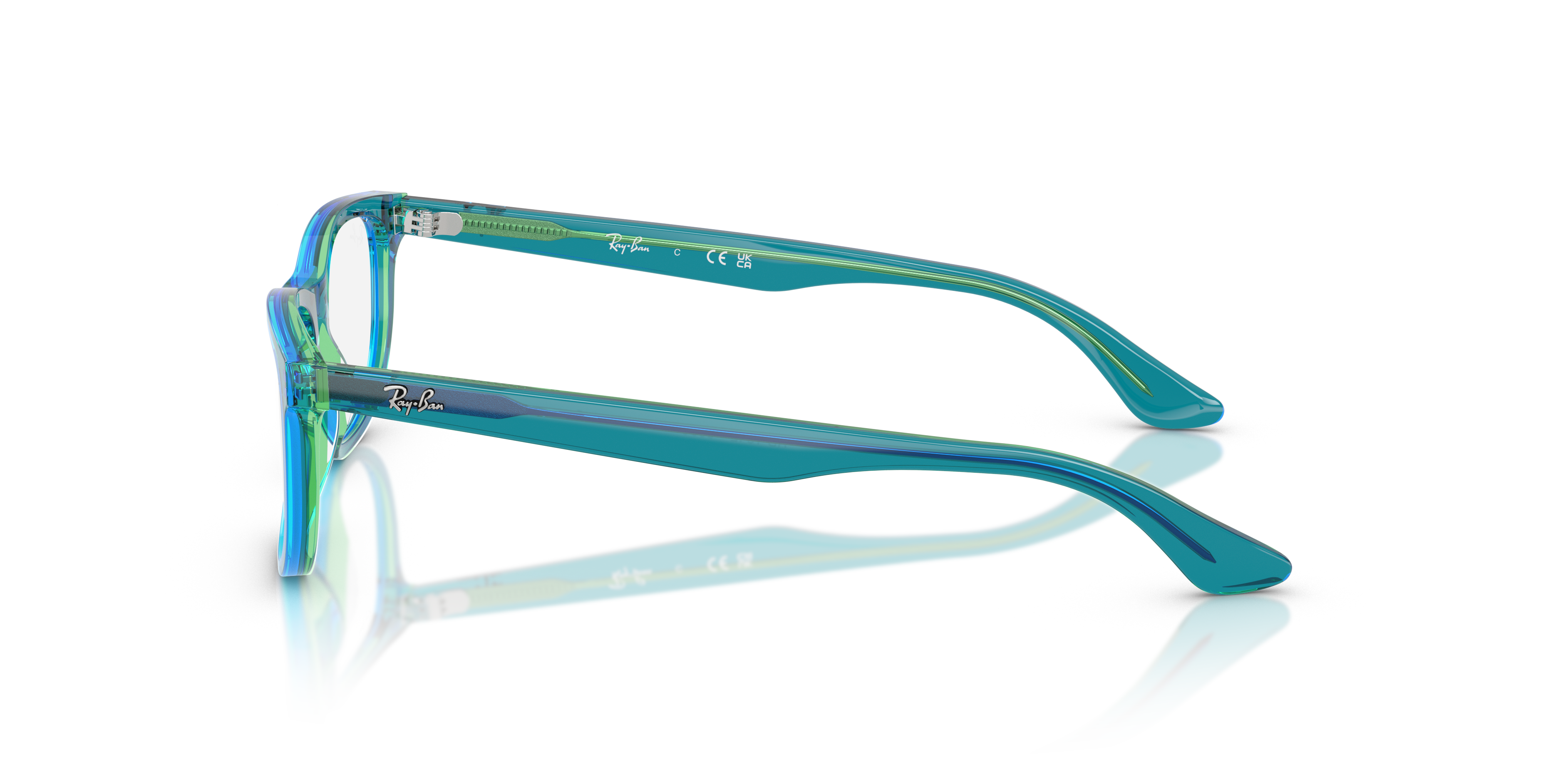 Ray-Ban Junior Vista RY1642 Blue (Transparent Blue & Green - 3996) 8056262418673