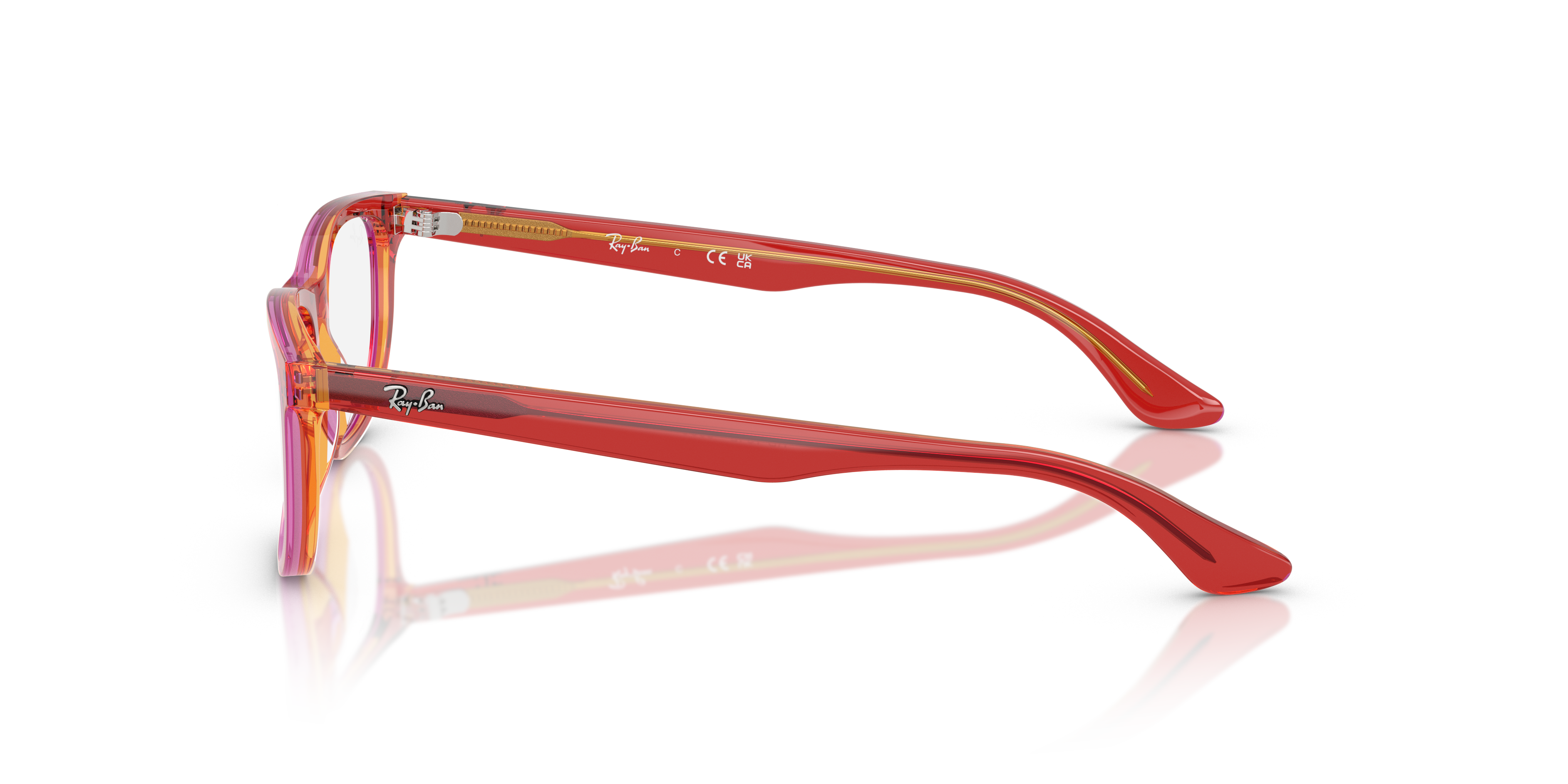 Ray-Ban Junior Vista RY1642 Red (Transparent Red & Yellow - 3998) 8056262418703