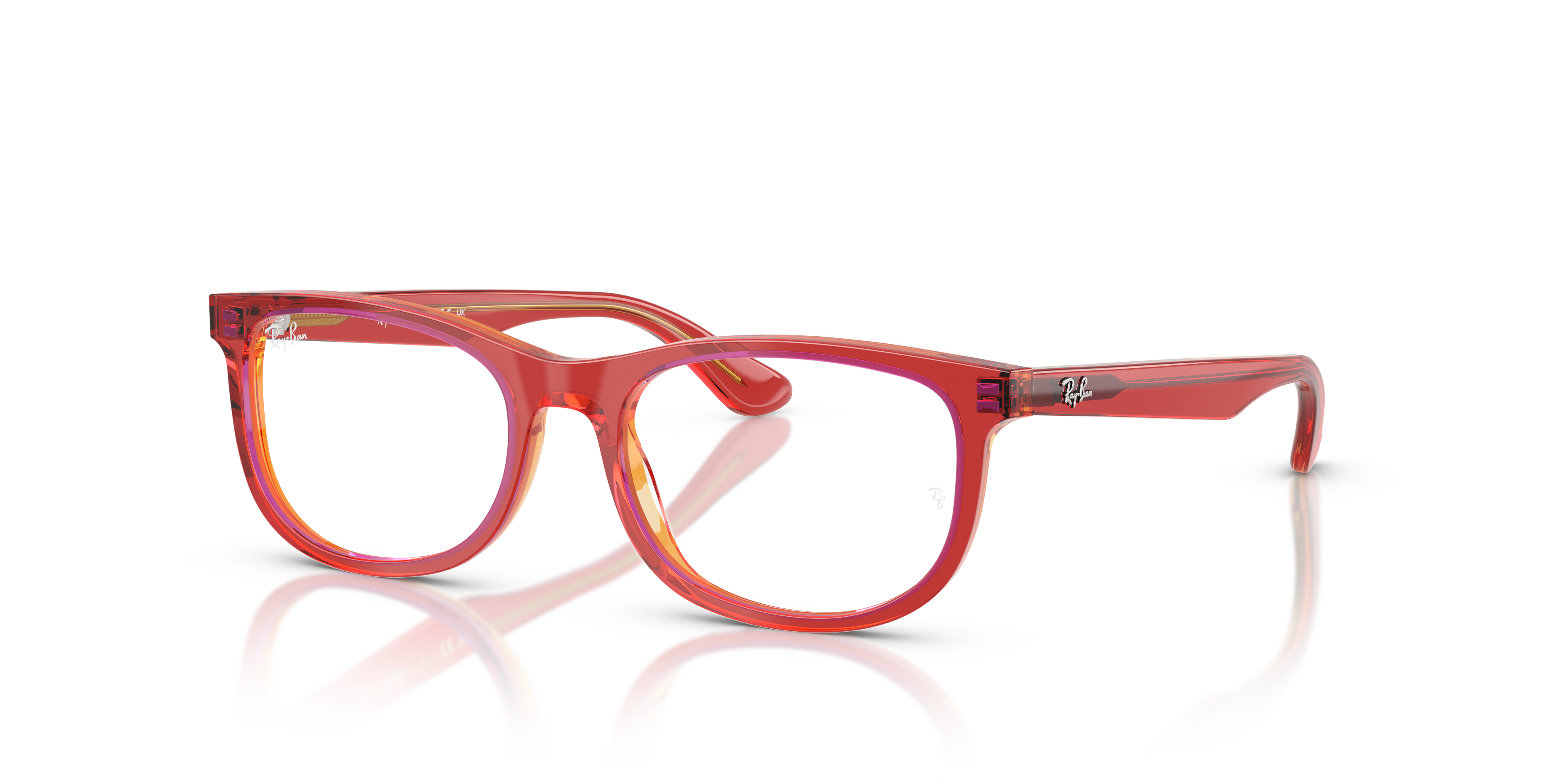 Ray-Ban Junior Vista RY1642 Red (Transparent Red & Yellow - 3998) 8056262418703