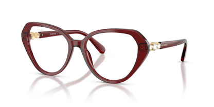 0SK2054 Transparent Burgundy three quarter view image 1 barcode 8056262552452