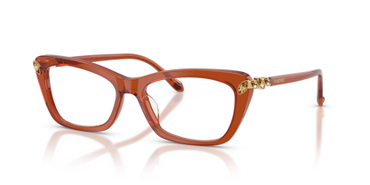 0SK2068U Transparent Caramel three quarter view image 1 barcode 8056262943748