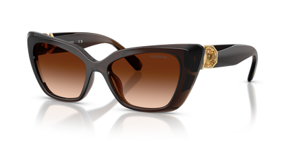 0SK6047 Transparent Brown three quarter view image 1 barcode 8056262552650