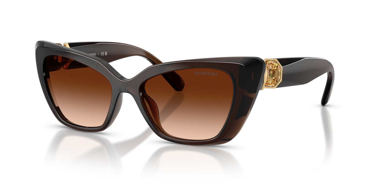 0SK6047 Transparent Brown three quarter view image 1 barcode 8056262552650