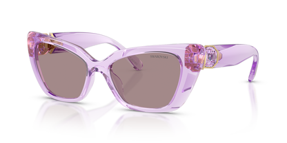 0SK6047 Transparent Lilac three quarter view image 1 barcode 8056262552667