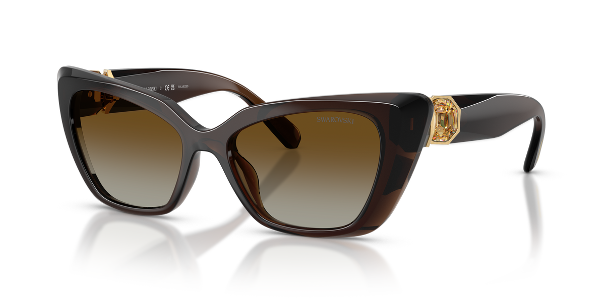0SK6047 Transparent Brown / Polarized Brown Gradient (1084T5) three quarter view image 1 barcode 8056262584439