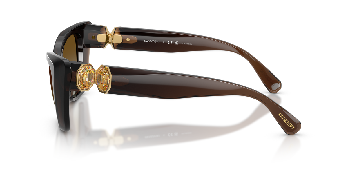 0SK6047 Transparent Brown / Polarized Brown Gradient (1084T5) side view image 2 barcode 8056262584439