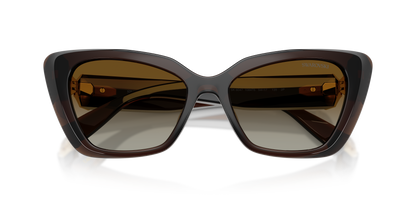 0SK6047 Transparent Brown / Polarized Brown Gradient (1084T5) close front view image 5 barcode 8056262584439