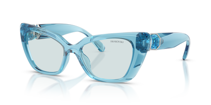 0SK6047 Transparent Light Blue three quarter view image 2 barcode 8056262883877