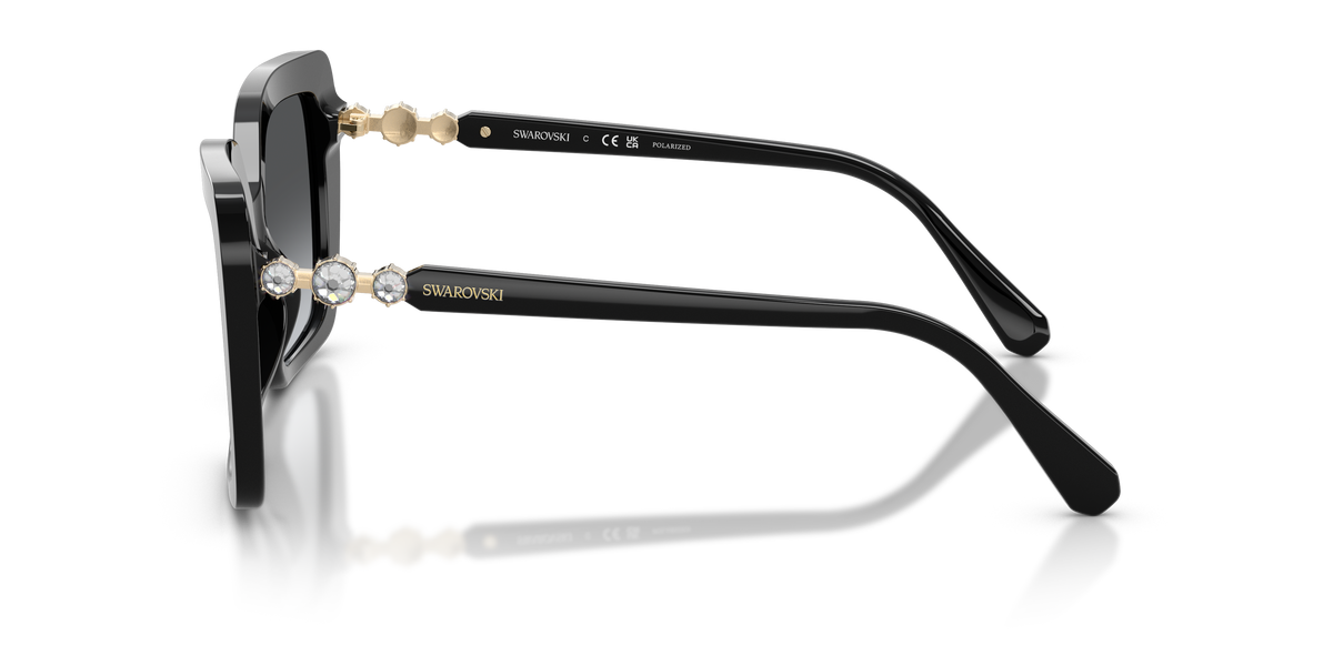 0SK6049 Black / Gradient Grey Polarized (1001T3) side view image 2 barcode 8056262664315