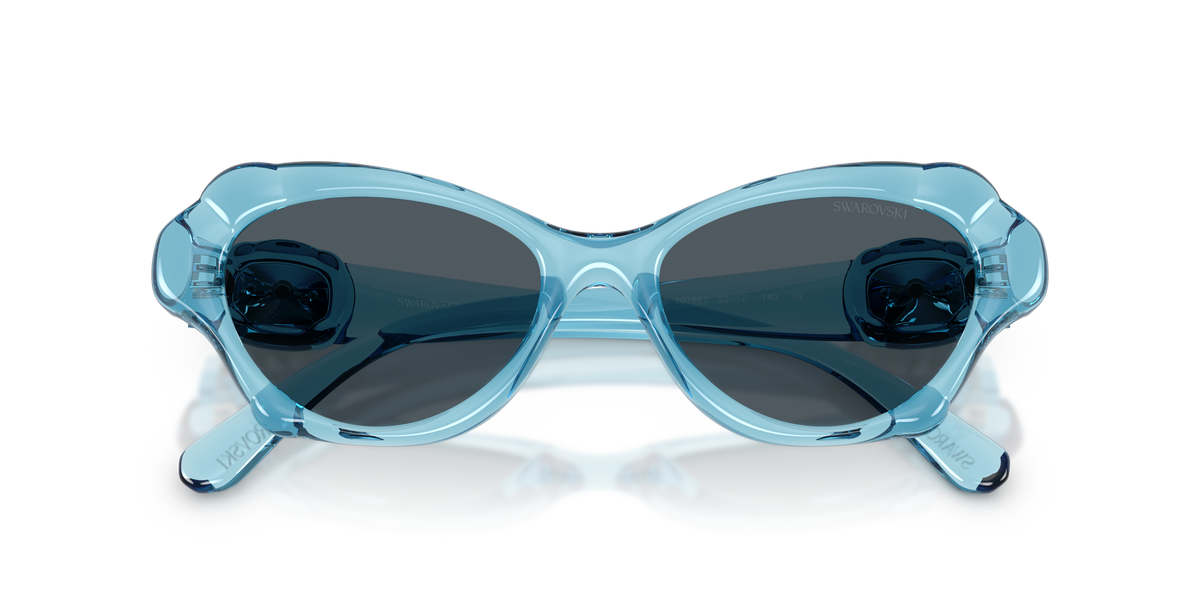 0SK6050 Transparent Light Blue close front view image 5 barcode 8056262554838