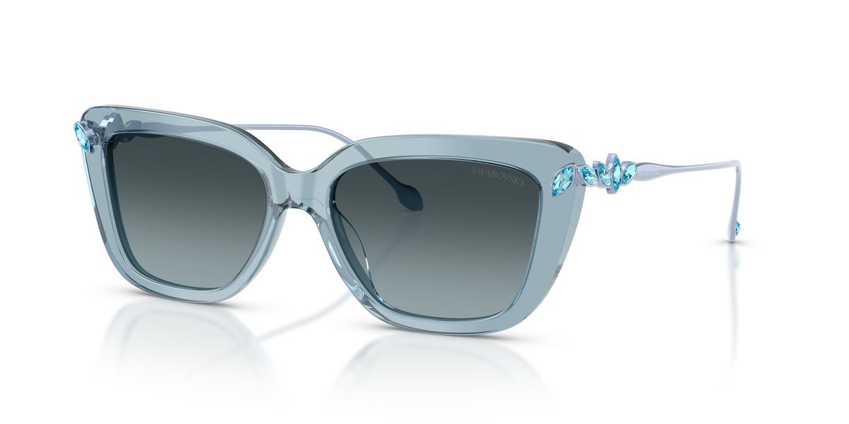 0SK6065U Transparent Light Blue three quarter view image 1 barcode 8056262942956