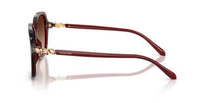 0SK6067 Transparent Burgundy side view image 2 barcode 8056262943502