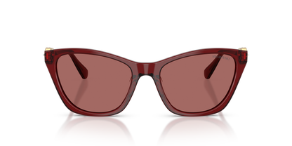 0SK6068U Transparent Burgundy front view image 4 barcode 8056262938867