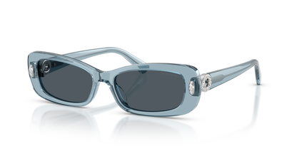 0SK6071U Transparent Light Blue three quarter view image 1 barcode 8056262933763