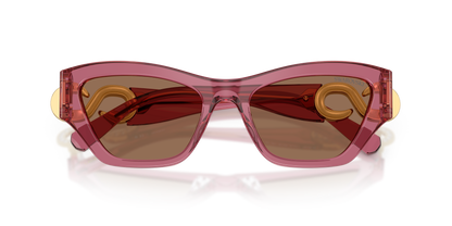 0SK6076U Transparent Dark Cherry close front view image 5 barcode 8056262933374
